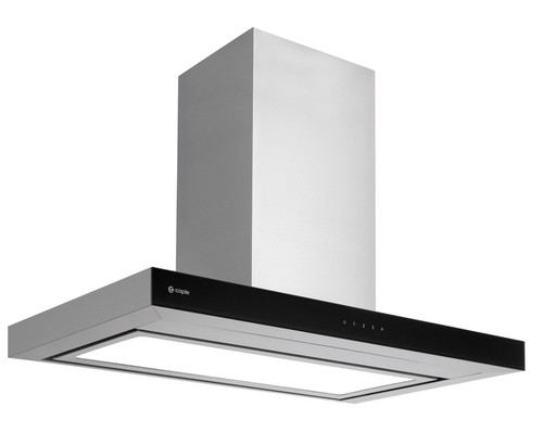 Caple PLASZC922 Plasma 90cm Zodiac Wall Chimney Hood - Stainless Steel