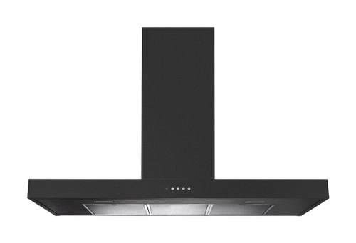 Rangemaster 90cm Flat Chimney Hood - Slate/Chrome