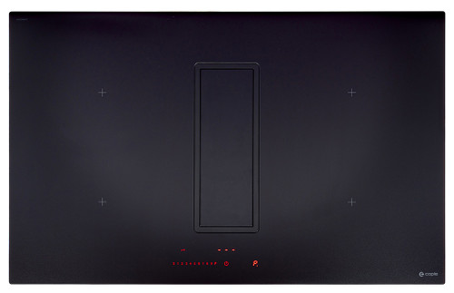 Caple DD832MB 83cm Induction Hob with Downdraft Extractor - Matt Black