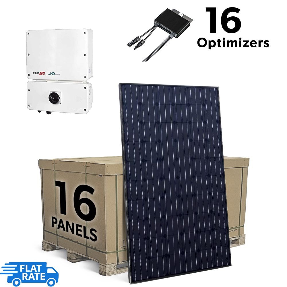 6.24 kW Grid Tied Solar System with SolarEdge and 16 Heliene 390 watt Panels 1