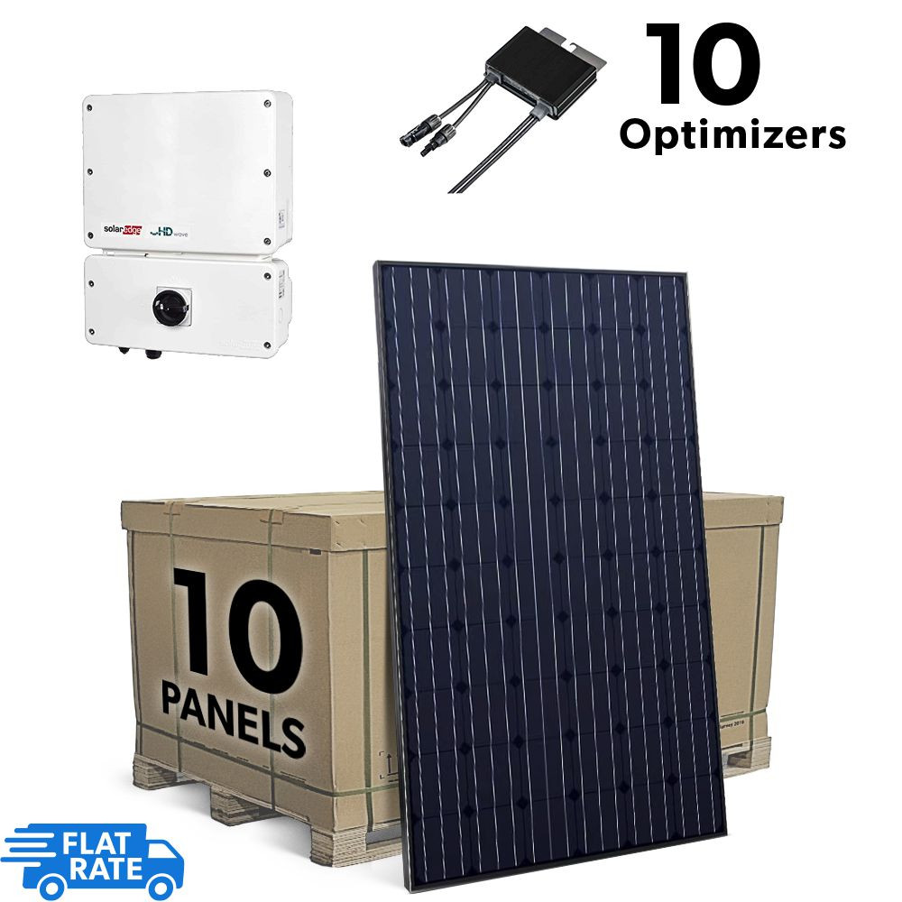 3.9 kW Grid Tied Solar System with SolarEdge and 10 Heliene 390 watt Panels 1