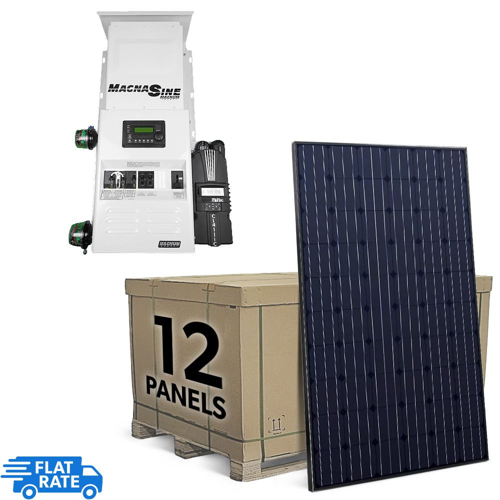 3.84 kW 12-Panel Heliene Off-Grid Solar System 1