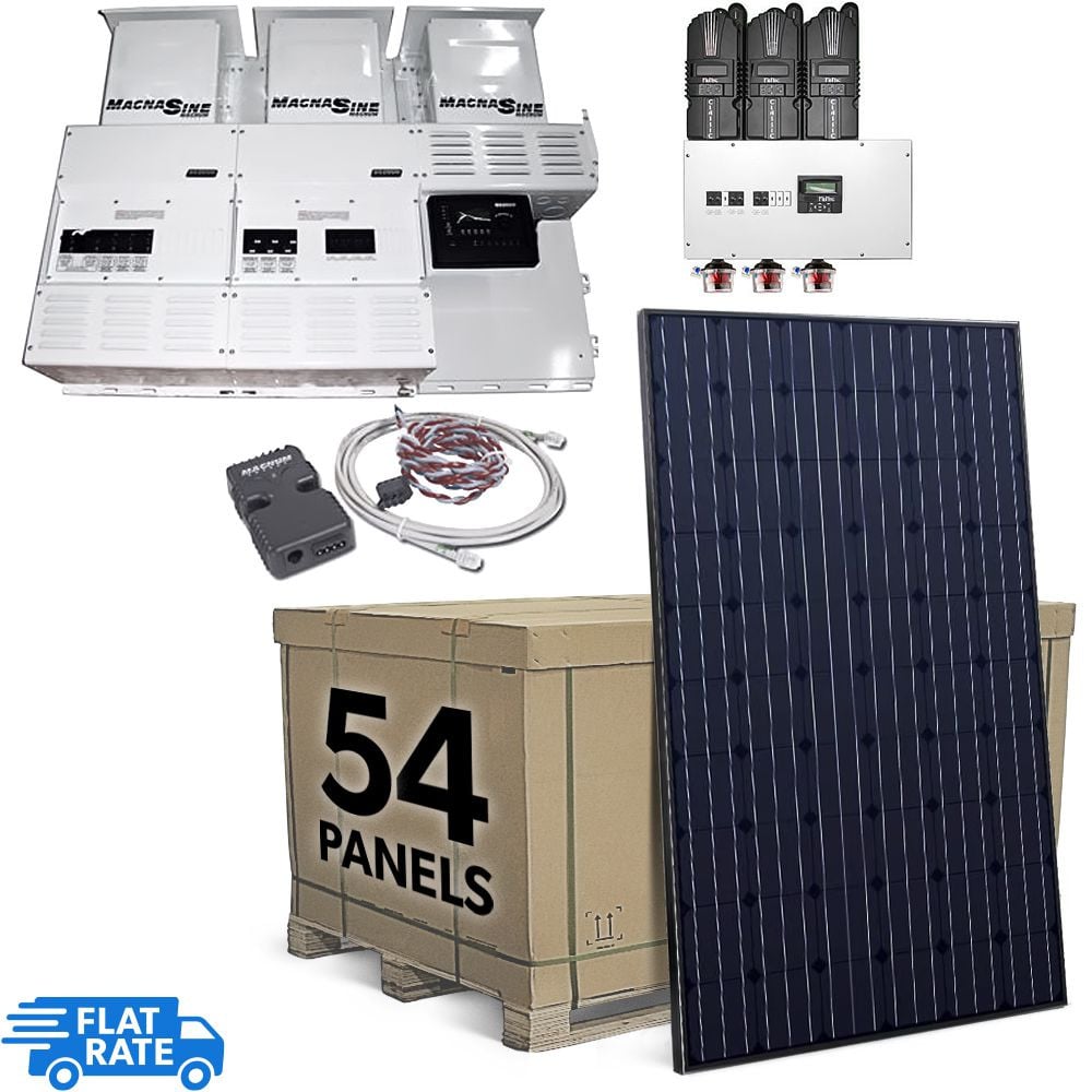 17.28 kW 54-Panel Heliene Off-Grid Solar System 1