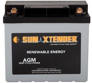 Concorde PVX-340T AGM Battery 1