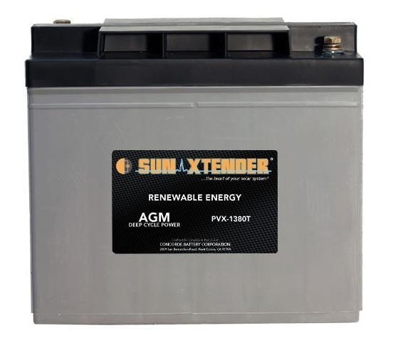 Concorde PVX-1380T AGM Battery 1