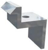 UniRac UniRac 320006 "F" End Clamp - Clear (1 pc) Racking 1