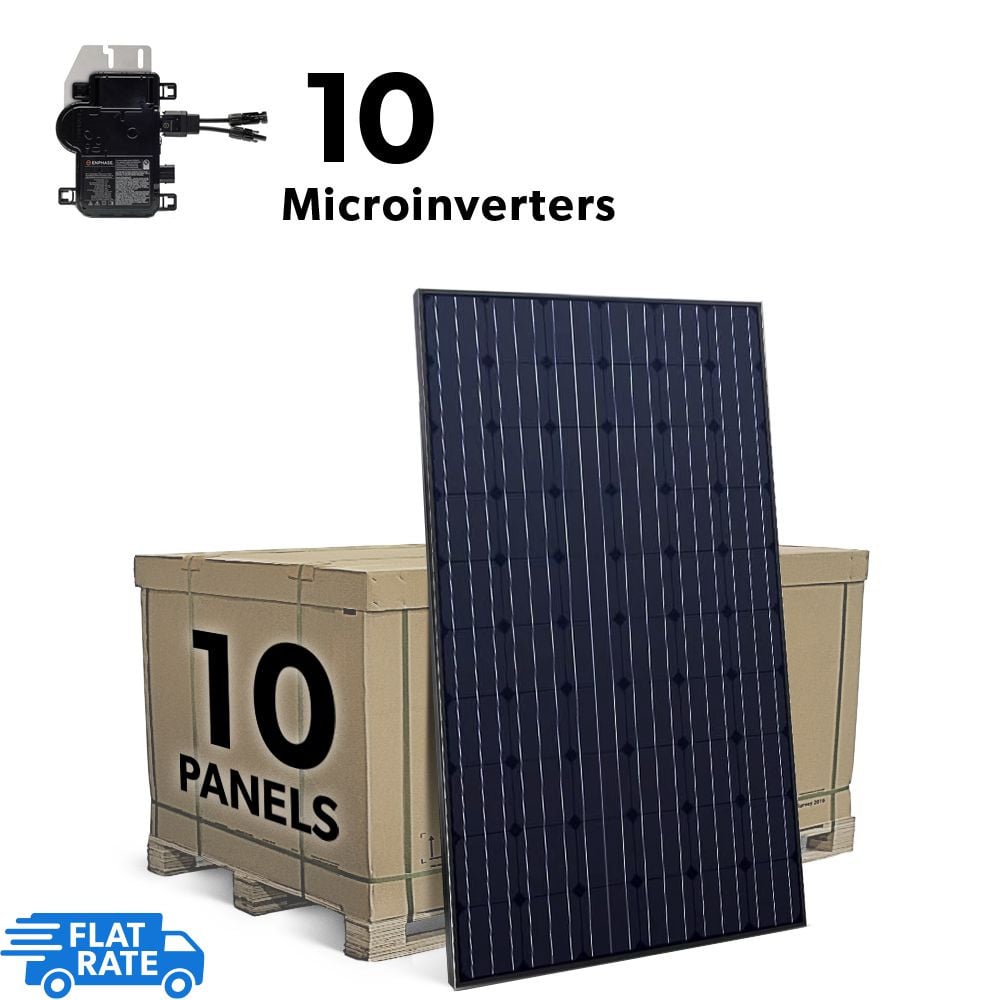 3.2 kW Grid Tied Solar System with Enphase IQ7+ Microinverters and 10x Heliene 320w Panels 1