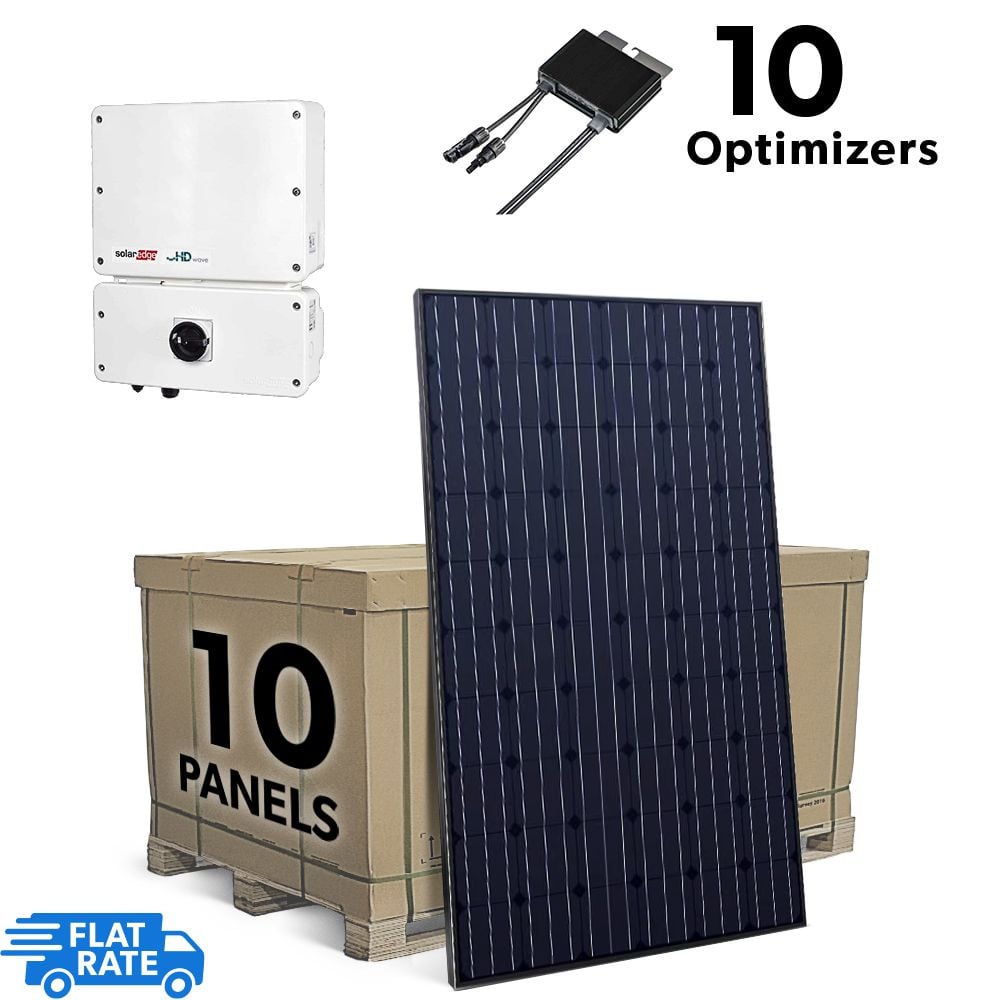3.2 kW Grid Tied Solar System with SolarEdge and 10 Heliene 320w Panels 1