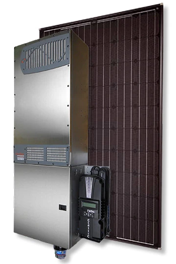 2.61 kW Grid Assisted Solar System with Outback Radian and 9x SolarWorld Industries GMBH 290 Panels 1