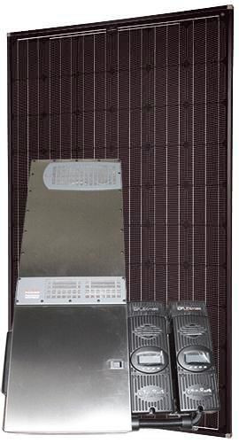 6.84 kW Grid Tied Battery Backup Solar System with Outback Radian and 24x SolarWorld 285 Panels 1