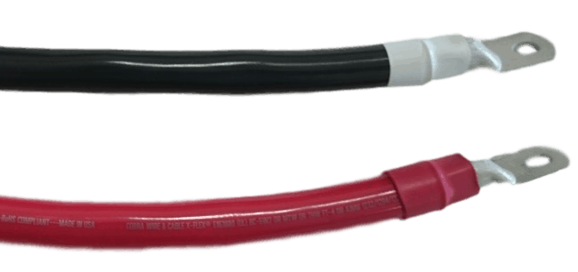 4/0 - 120" UL Battery Cable Dual Kit (Red) (White) Cable 1