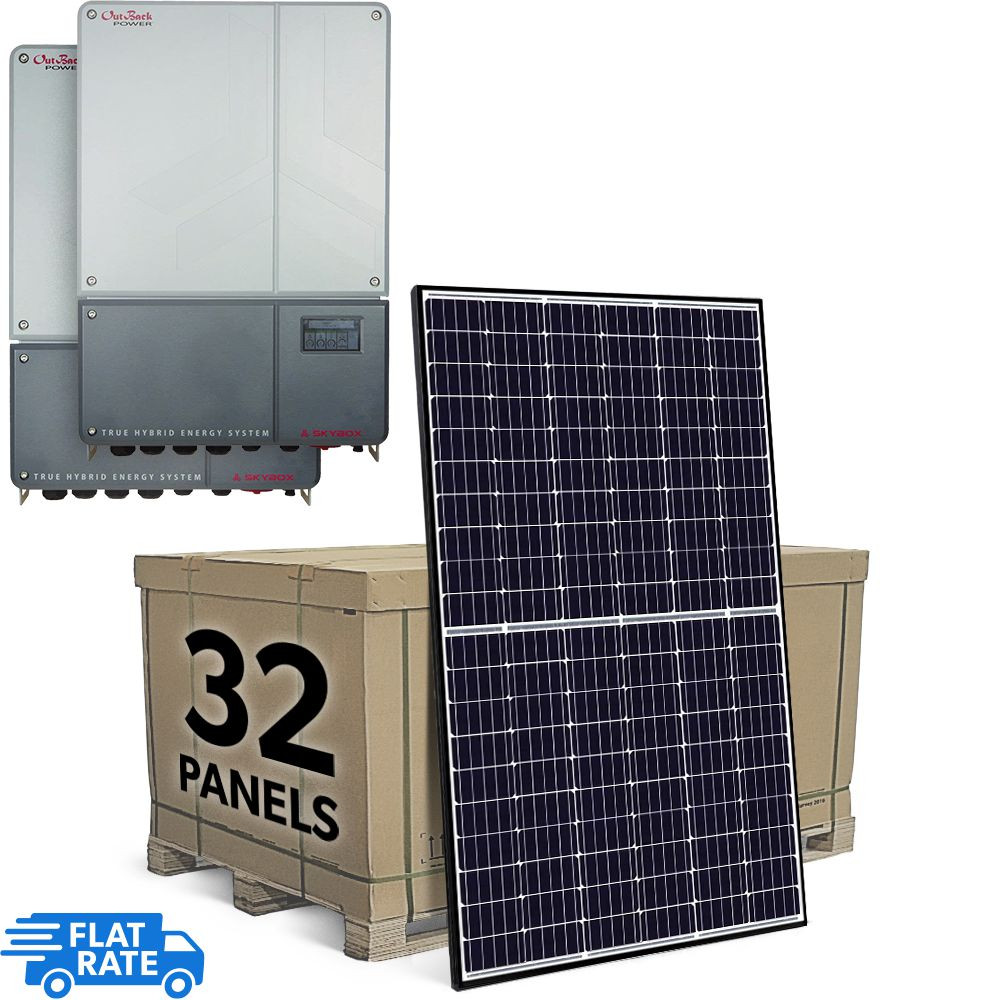 10.4 kW Storage Ready Grid Tied Solar System with Outback Power and 32x Canadian Solar 325w Panels 1