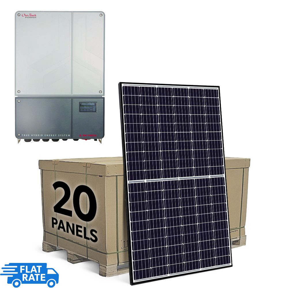 6.5 kW Storage Ready Grid Tied Solar System with Outback Power and 20x Canadian Solar 325w Panels 1