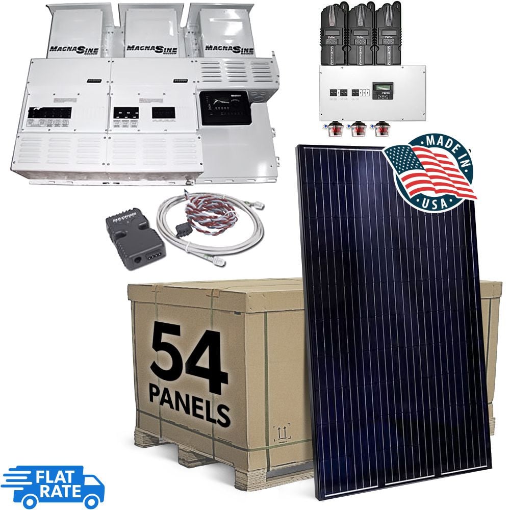 17.55 kW 54-Panel Mission Solar Off-Grid Solar System 1