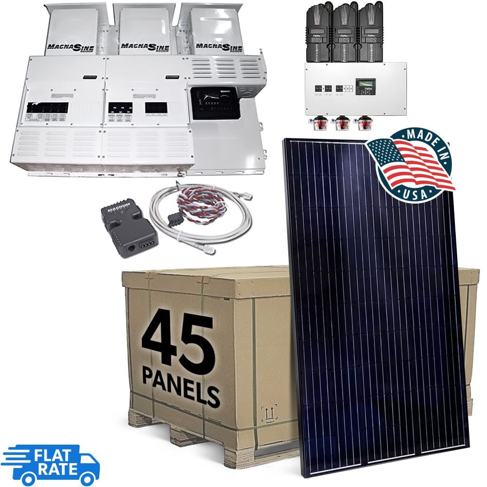 14.63 kW 45-Panel Mission Solar Off-Grid Solar System 1