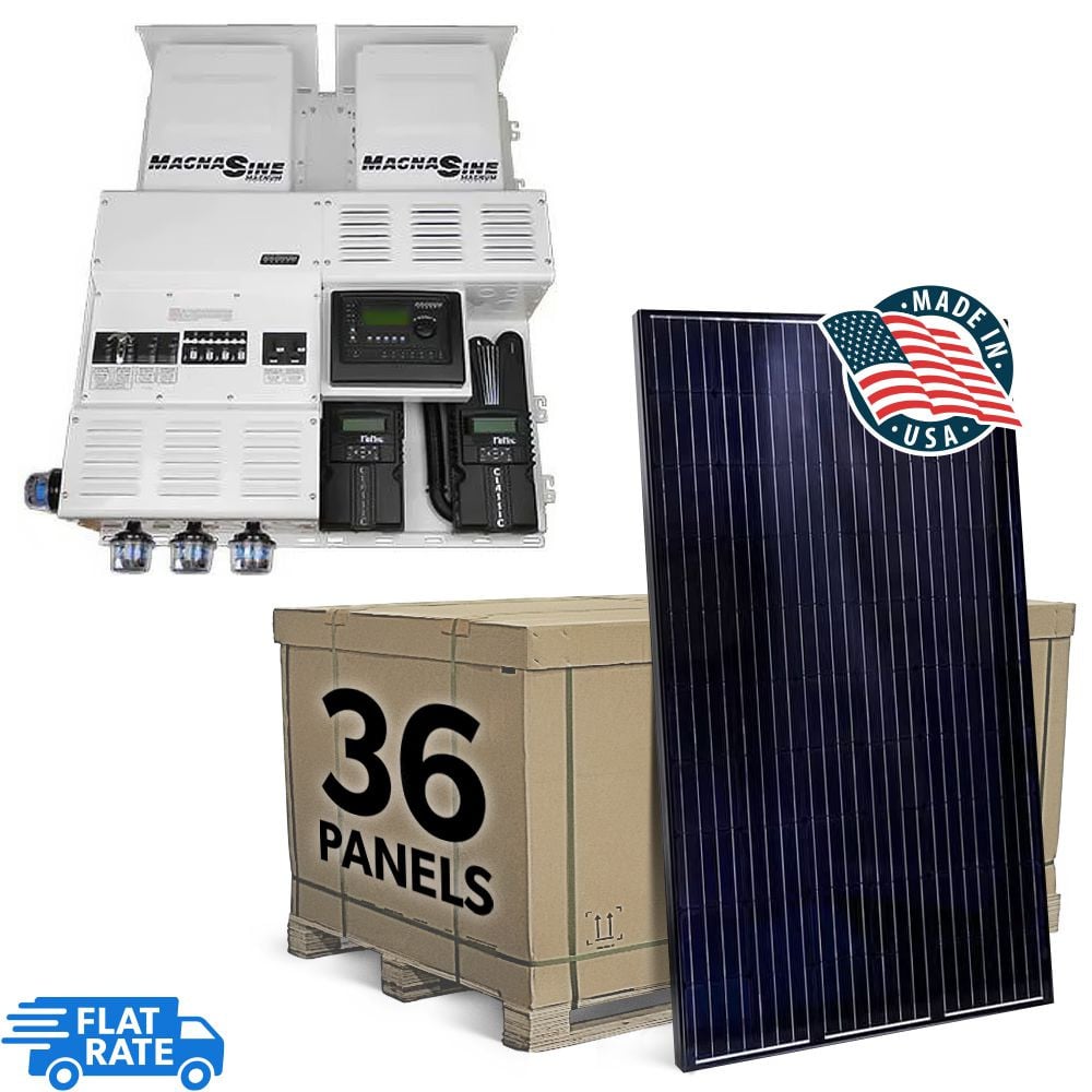 11.7 kW 36-Panel Mission Solar Off-Grid Solar System 1