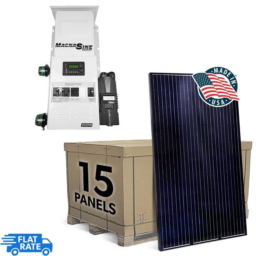 4.88 kW 15-Panel Mission Solar Off-Grid Solar System 1