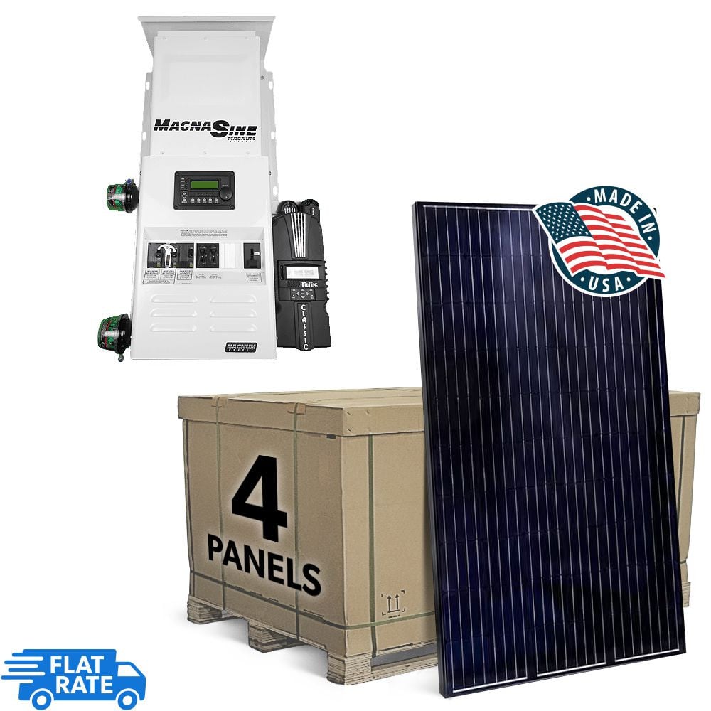1.3 kW 4-Panel Mission Solar Off-Grid Solar System 1