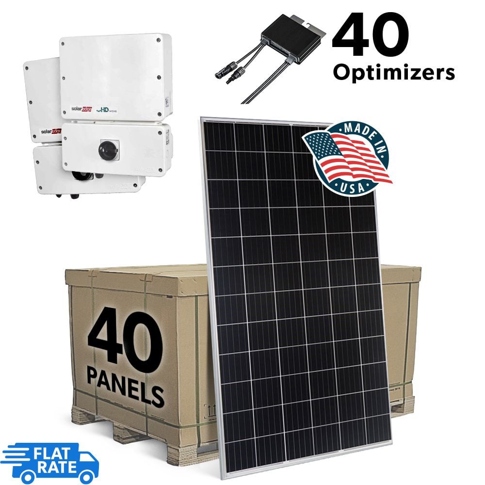 15.4 kW Grid Tied Solar System with SolarEdge and 40 Mission Solar 385 watt Panels 1