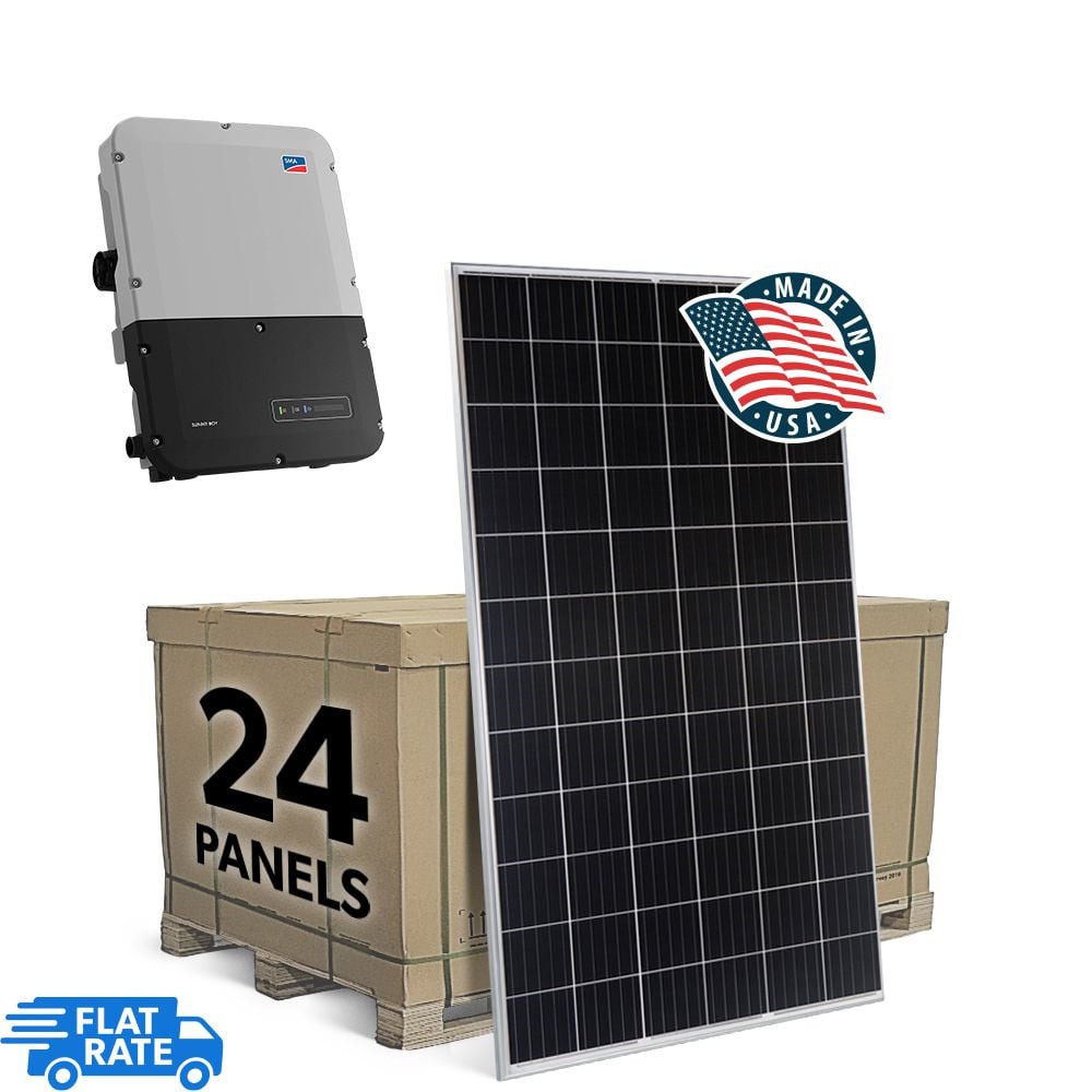 SMA 9.24 kW Grid Tied Solar System with SMA Inverter and 24x Mission Solar 385w Panels 1