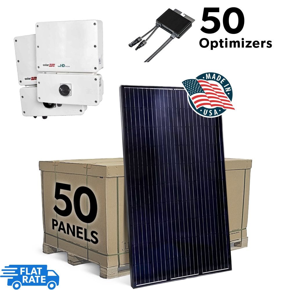 16.25 kW Grid Tied Solar System with SolarEdge inverter and 50 Mission Solar 325w Panels 1