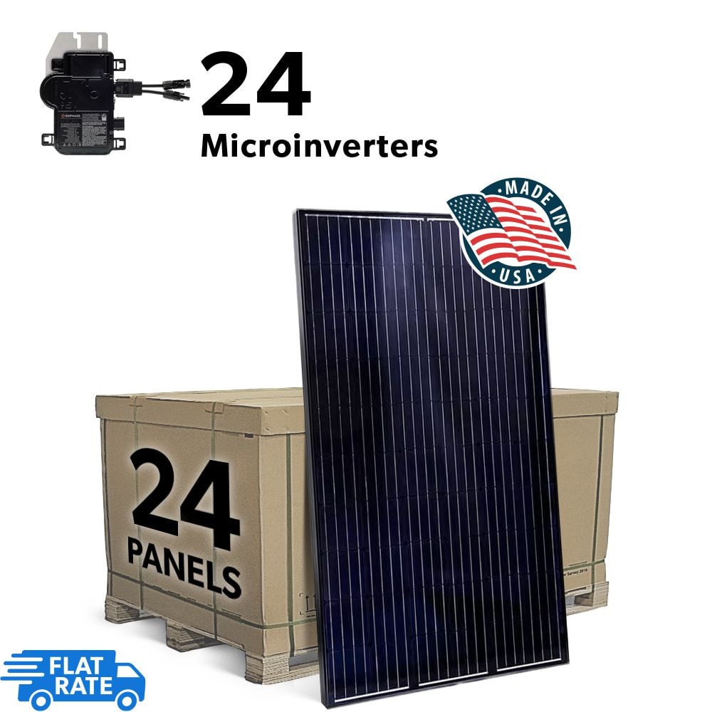 7.8 kW Grid Tied Solar System with Enphase IQ7+ Microinverters and 24x Mission Solar 325w Panels 1