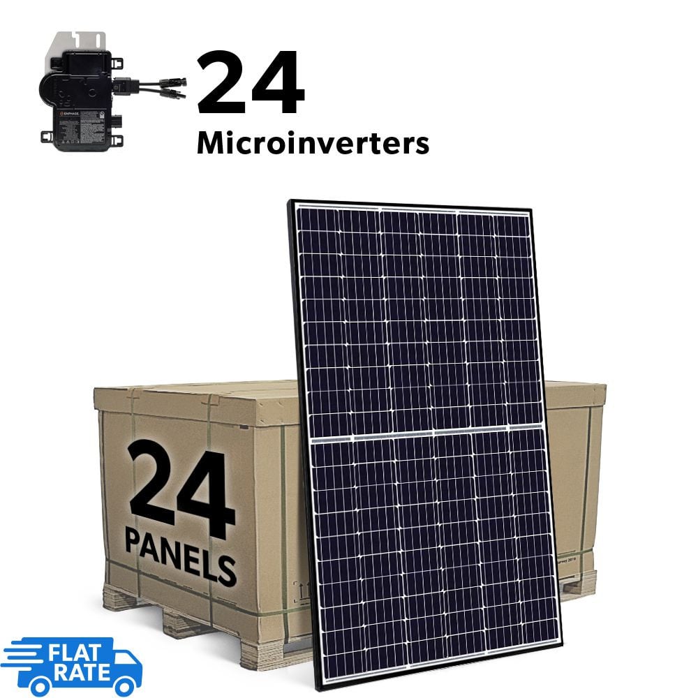 7.56 kW Grid Tied Solar System with Enphase IQ7+ Microinverters and 24x Canadian Solar 315w Panels 1