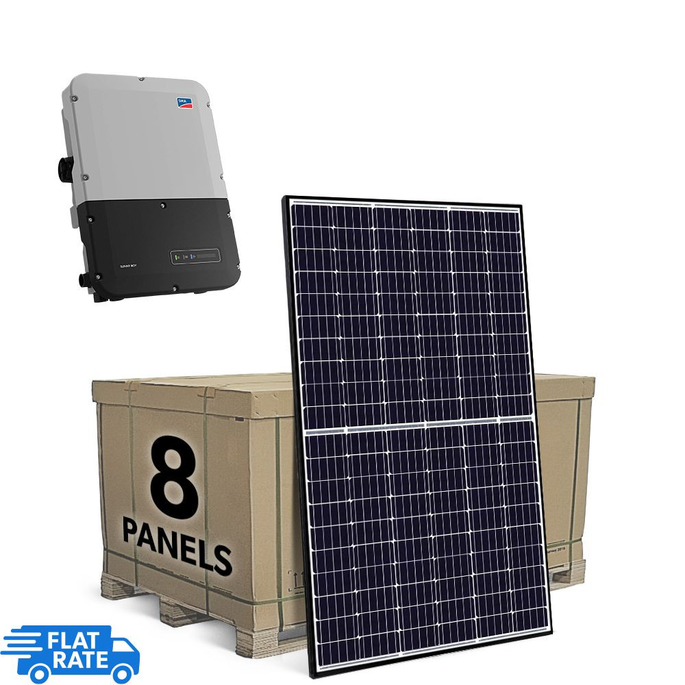 SMA 2.52 kW Grid Tied Solar System with SMA Inverter and 8x Canadian Solar 315w Panels 1