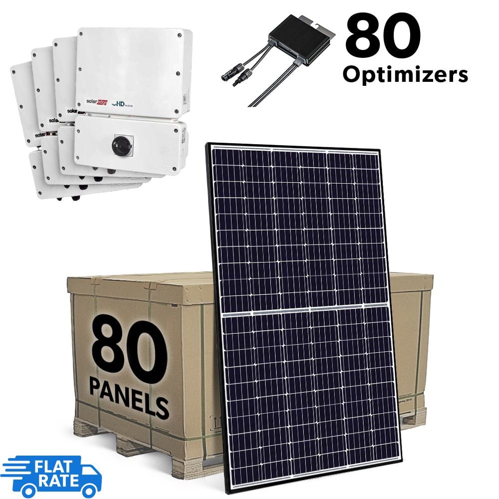 26 kW Grid Tied Solar System with SolarEdge and 80 Canadian Solar 325w Panels 1
