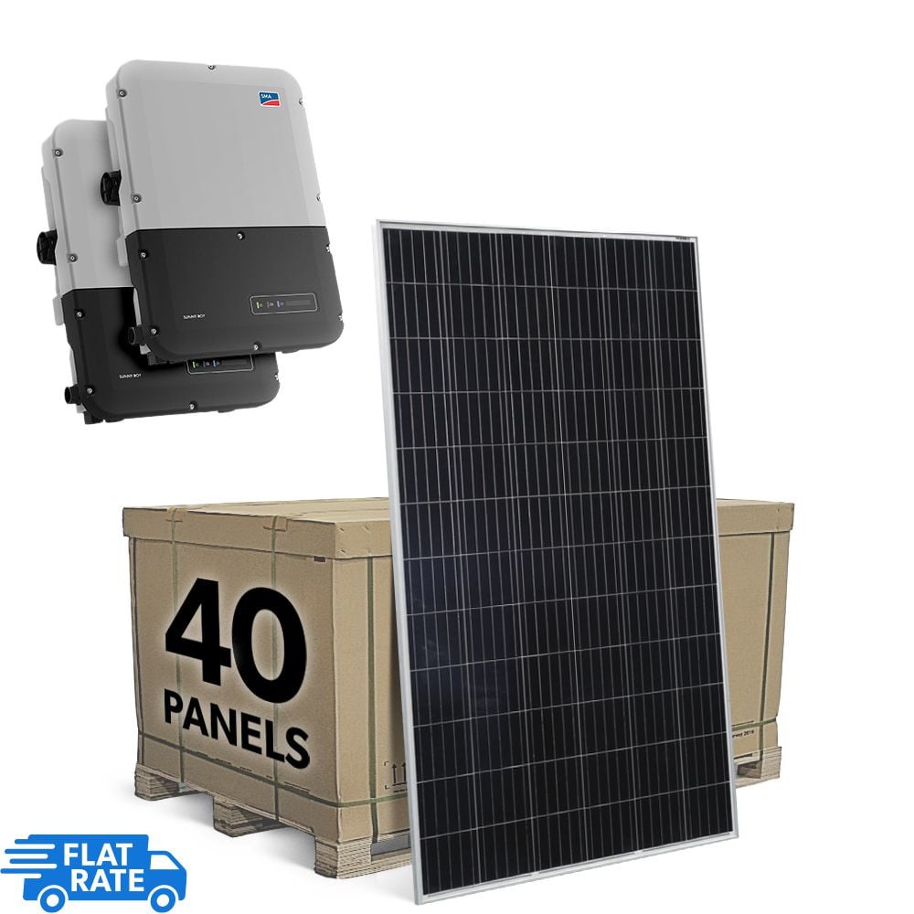 SMA 14.8 kW Grid Tied Solar System with SMA and 40x Astronergy Solar 370 Panels 1