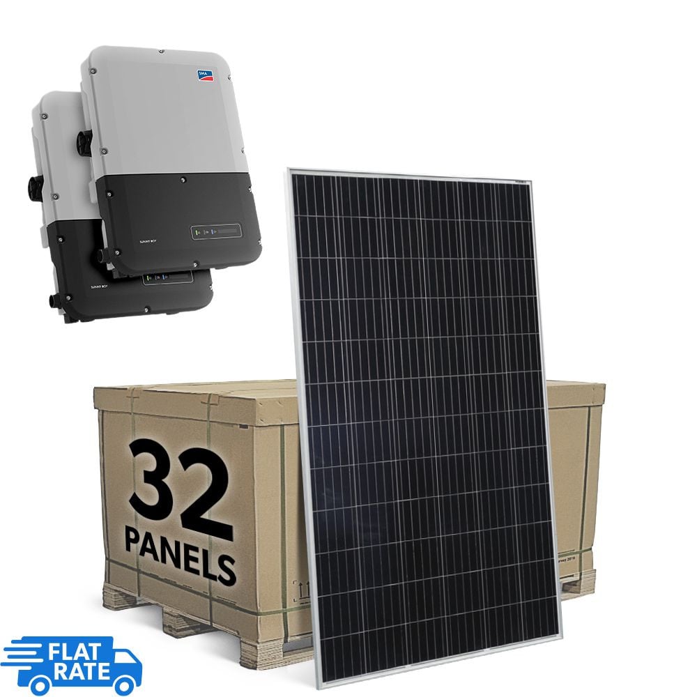 SMA 11.84 kW Grid Tied Solar System with SMA and 32x Astronergy Solar 370 Panels 1