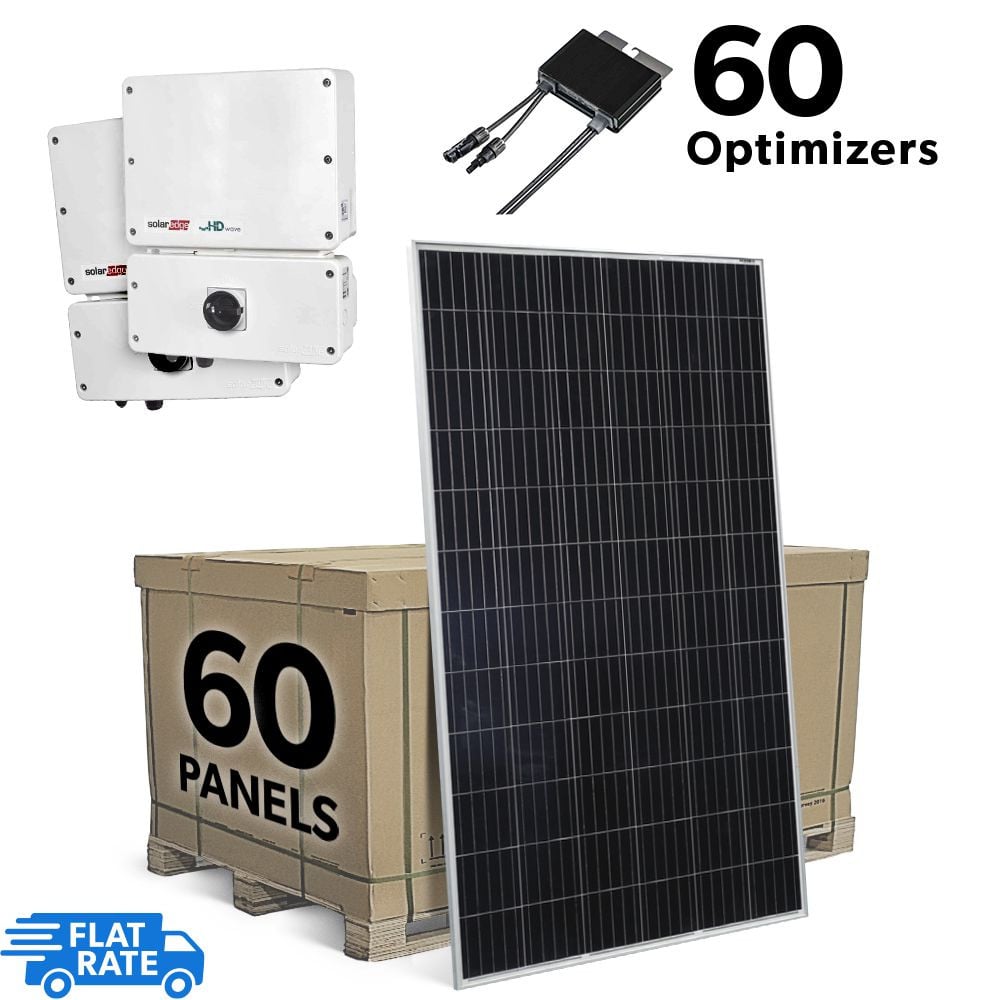 22.2 kW Grid Tied Solar System with SolarEdge and 60 Astronergy Solar 370 watt Panels 1