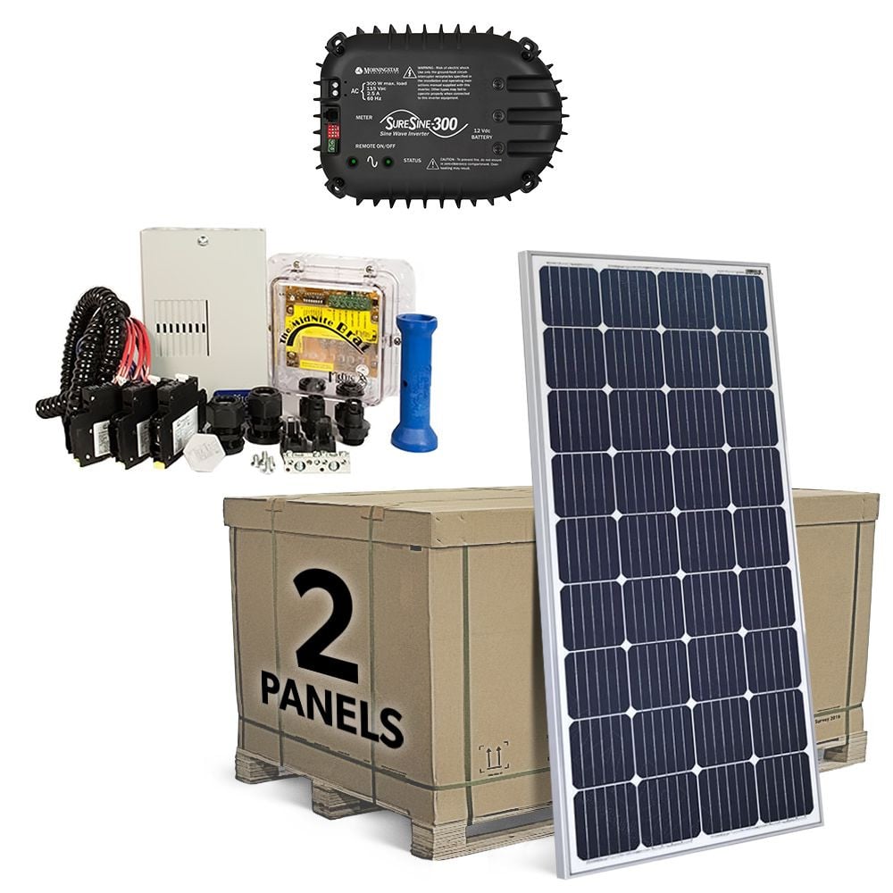 360 W 2-Panel Solarland Off-Grid Solar System 1