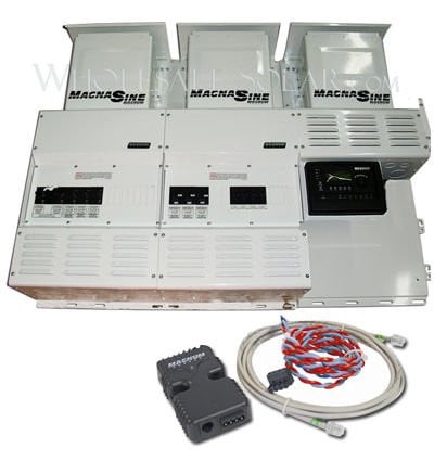 Four Star Solar American Independence 13,200W AC-Coupled Home Battery Backup System with Batteries Power Center 1