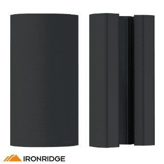 IronRidge UFO 40mm Stopper Sleeve Kit 4 pcs - Black Racking 1