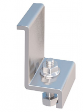 IronRidge End Clamp Kit Silver "L" 1.30" (4) Set Racking 1