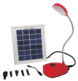 Solarland LED Desk Lamp (Red) Lighting 1