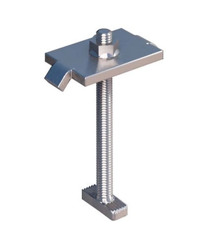 IronRidge Mid Clamp Silver "C,D,E" 2.25" T-Bolt Racking 1