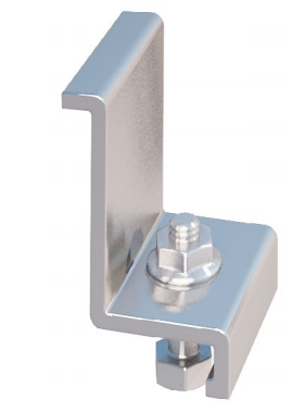 IronRidge End Clamp Silver "A" 1.34" Racking 1