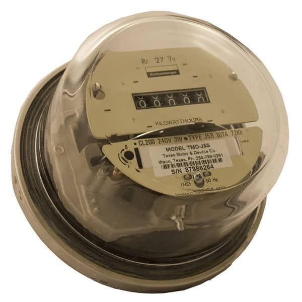 General Electric Kilowatt Hour Meter w/ Conventional Dial Meter 1