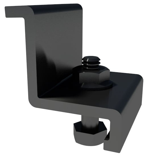 IronRidge End Clamp Black "F" 1.81" Racking 1