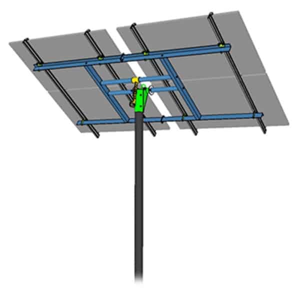 MT Solar 4-TOP-4-60 Single Pole Mount Racking 1