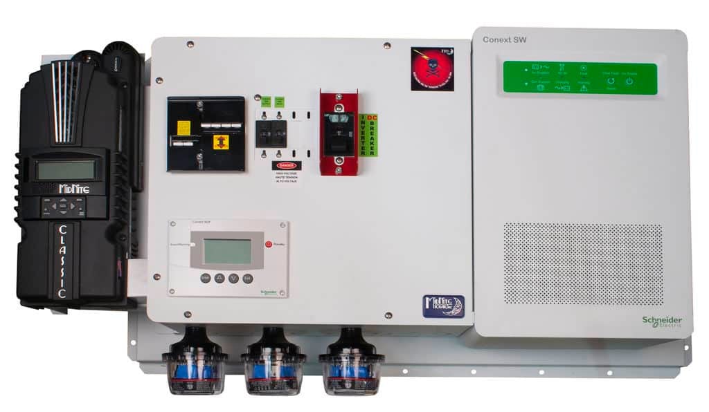 Midnite Solar MNSW4024-CL150 Schneider Pre-wired Power Center 1