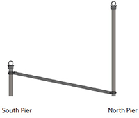 7.5' Brace Assembly for 2" Pipe 4