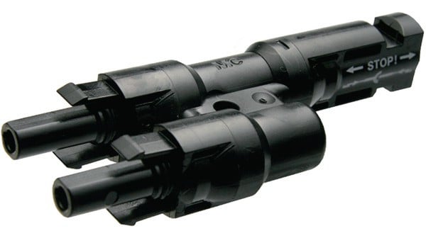 Multi-Contact USA MC4 Branch Cable Coupler (positive) Cable 1