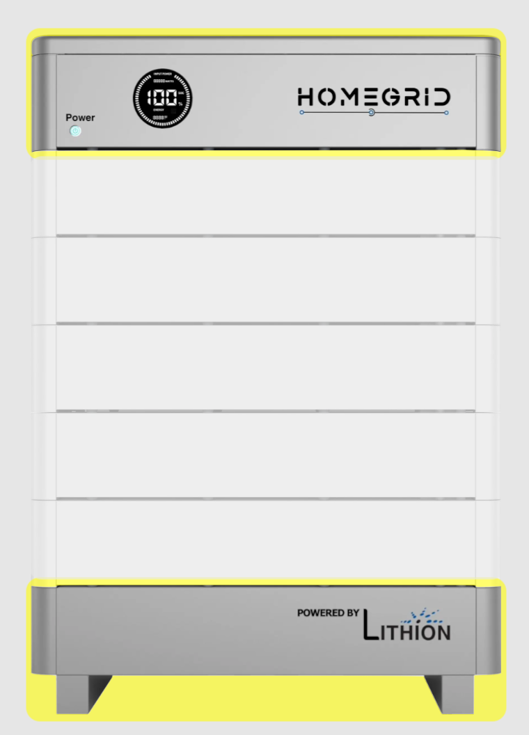 HomeGrid Energy Stack'd, BMS & Base Unit ONLY 2