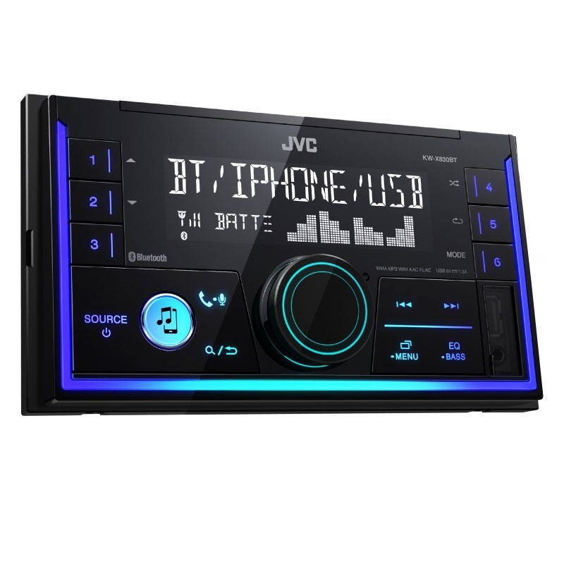 JVC KW-X830BT 2-DIN Digital Media 