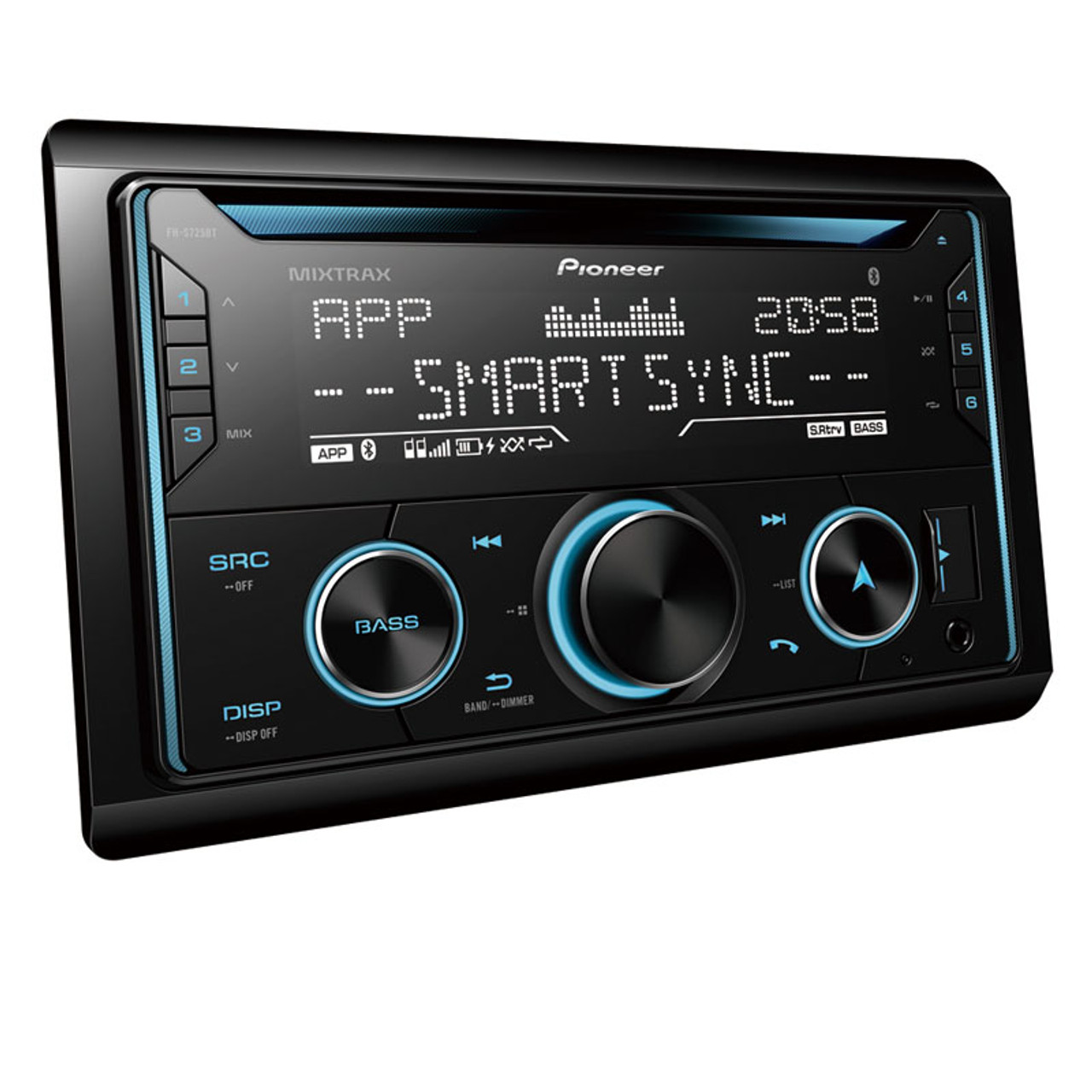 Pioneer FH-S725BT Car Stereo with Dual Bluetooth, USB/AUX -  www.