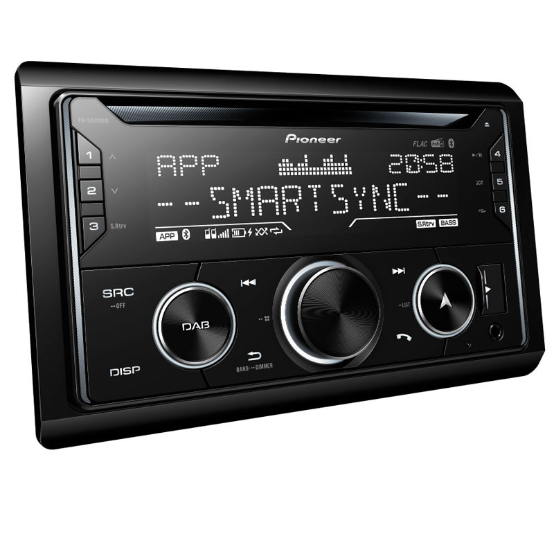 Pioneer FH-S820DAB Car stereo with Dual 