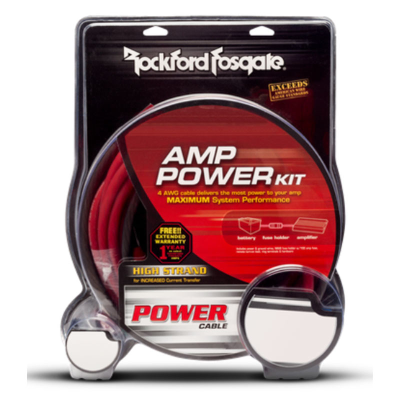 Rockford Fosgate RFK1D Dual Amp 1/0 AWG Dual Amp Wiring Kit